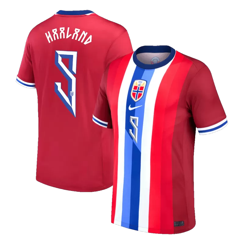 Haaland #9 Maglia Home Norvegia 2024 - Rossa